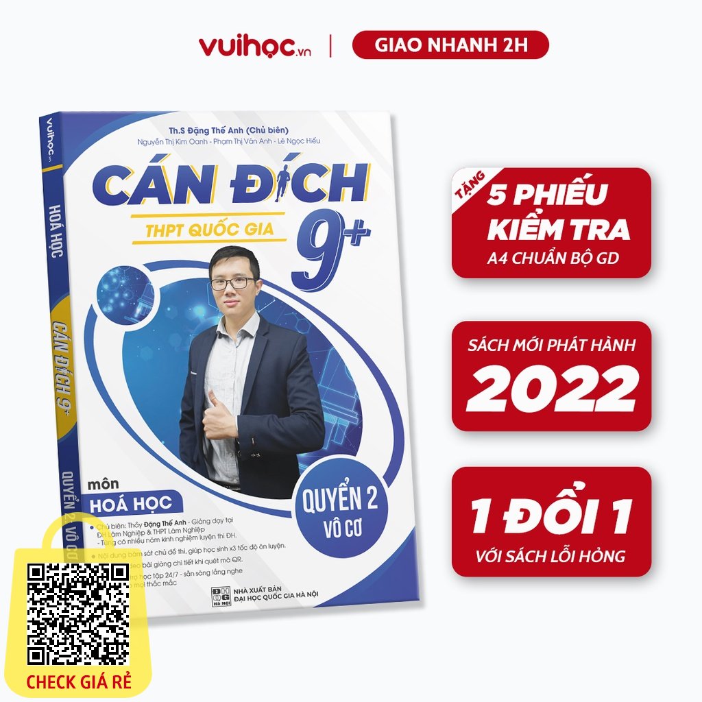 Bo 2 Cuon Sach Can dich 9+ Luyen Thi THPT QG 2023 Mon Hoa Huu Co+ Vo Co Vuihoc.vn