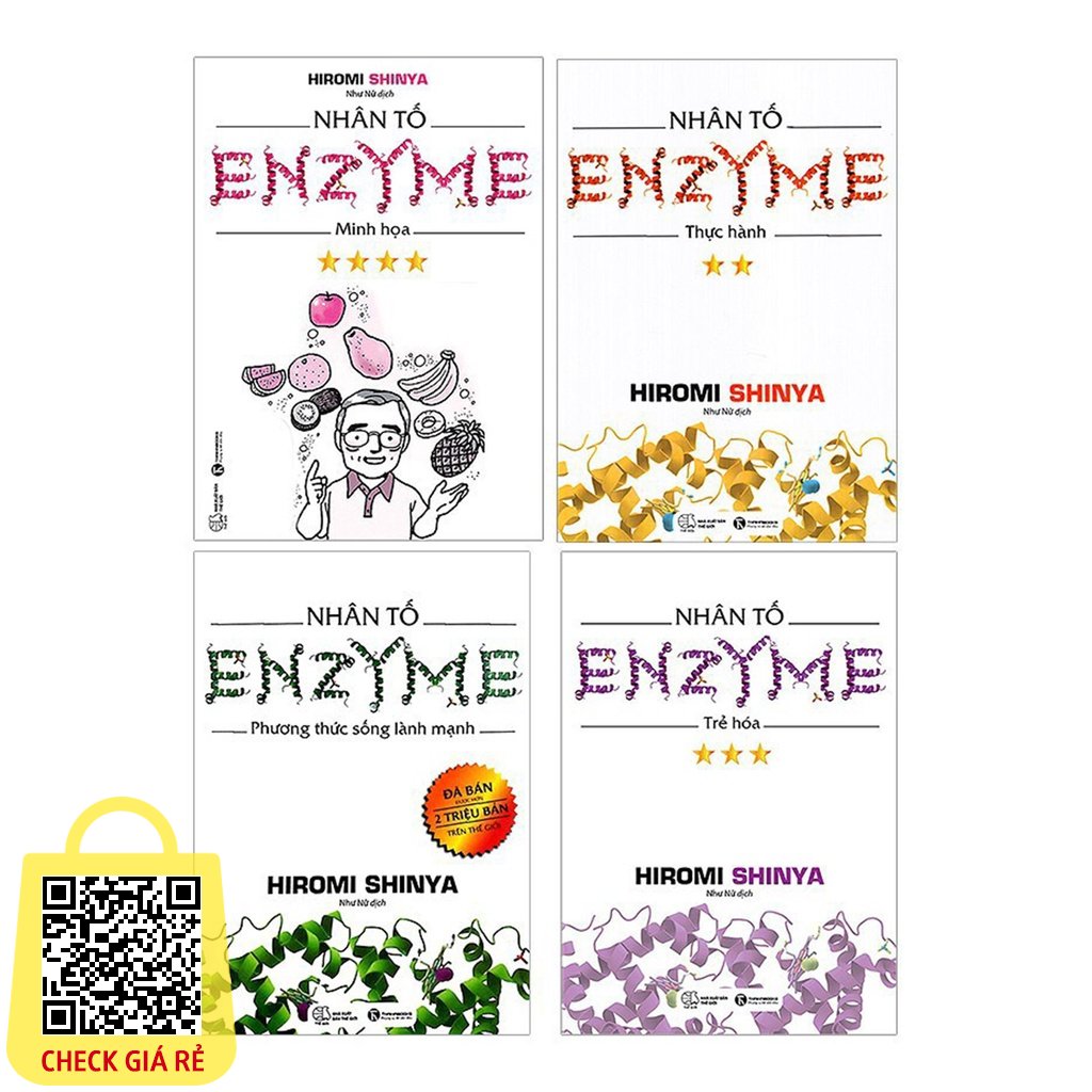 Bộ sách nhân tố enzyme của Hiromi Shinya bộ 4 tập