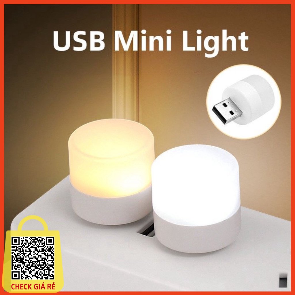 Đèn LED Đọc Sách Mini Bảo Vệ Mắt Sạc Cổng USB Gắn Máy Tính/Laptop