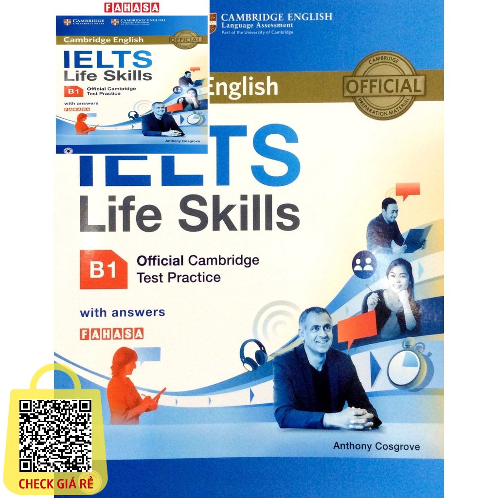 IELTS Life Skills Official Cambridge Test Practice B1 Student's Book With Answers Fahasa Reprint Edition