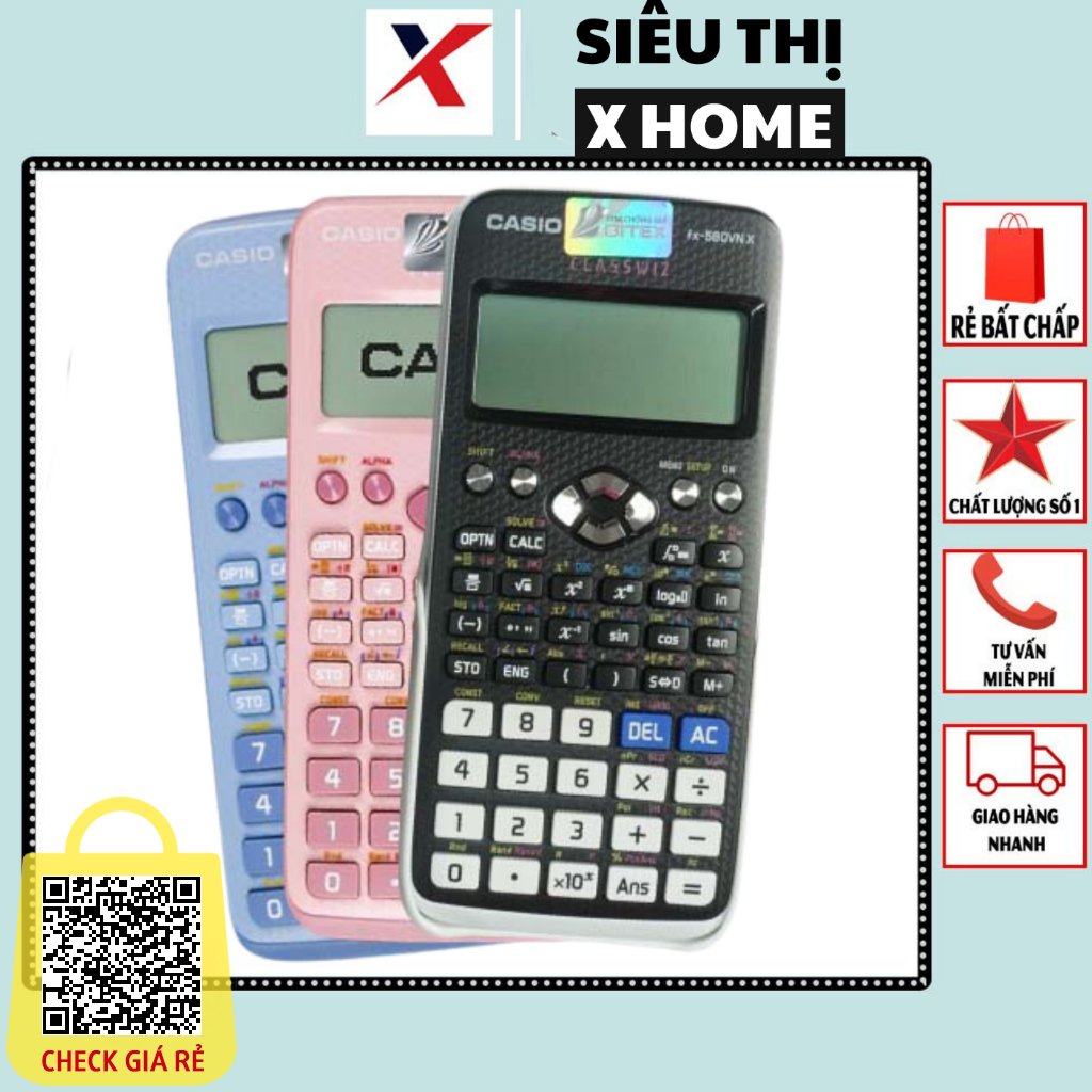 may tinh casio fx 580vnx 570 es plus 2nd 570vn plus do chinh xac cao may tinh bo tui gia re