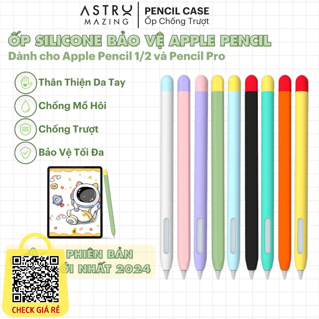 Ốp bút AstroMazing chống sốc bảo vệ dành cho bút cảm ứng Apple Pencil 1 và 2