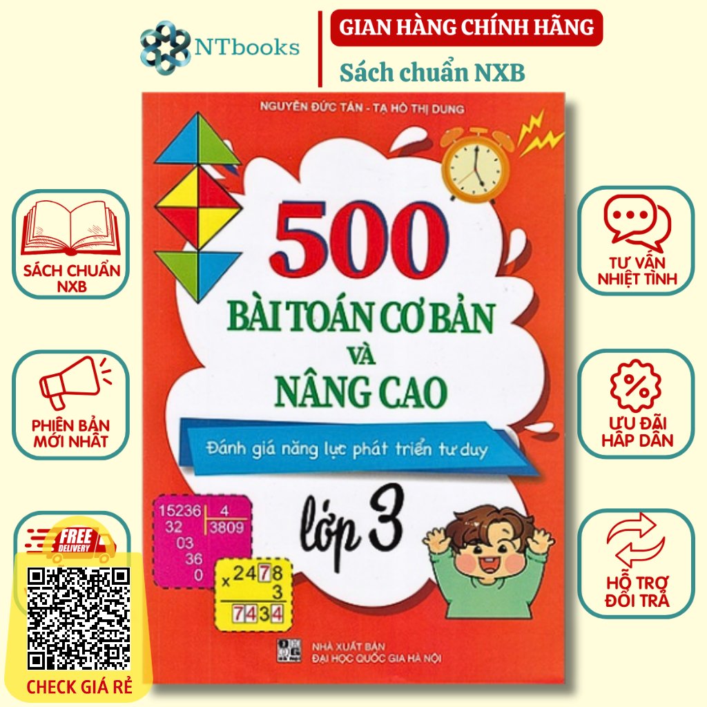 Sach 500 Bai Toan Co Ban Va Nang Cao Lop 3 (Danh Gia Nang Luc Phat Trien Tu Duy)