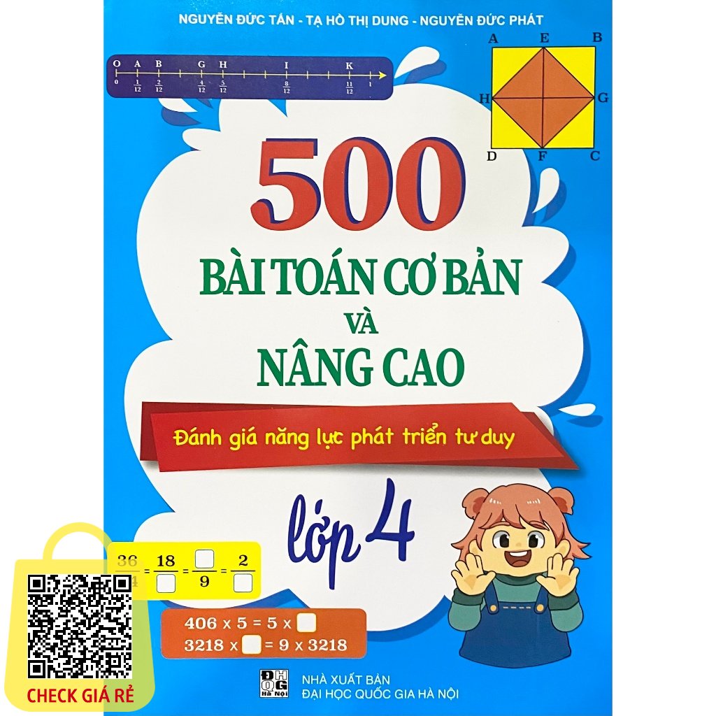 Sach 500 Bai toan co ban va nang cao Lop 4 Danh gia nang luc phat trien tu duy (DT)