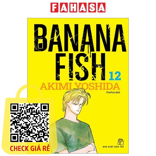 sach banana fish tap 12 tang kem postcard giay