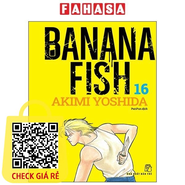 sach banana fish tap 16 tang kem postcard giay