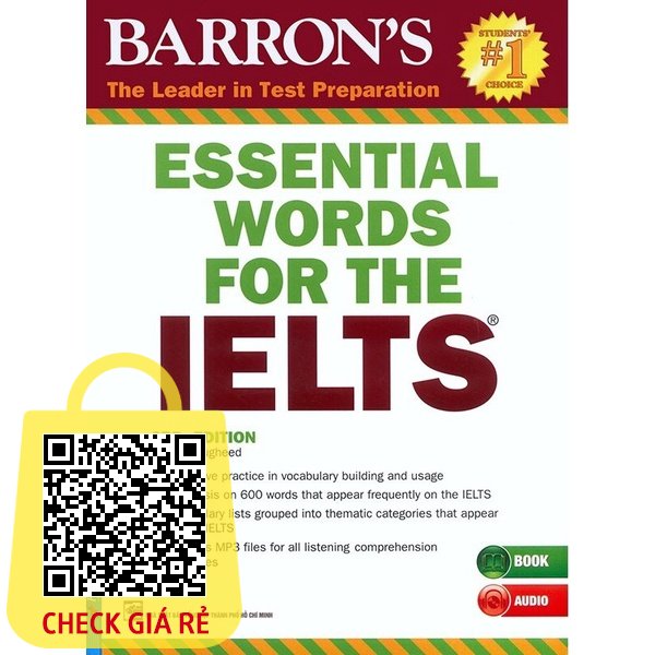 Sách BARRON'S ESSENTIAL WORDS FOR THE IELTS (3RD EDITION) - First News - FIN