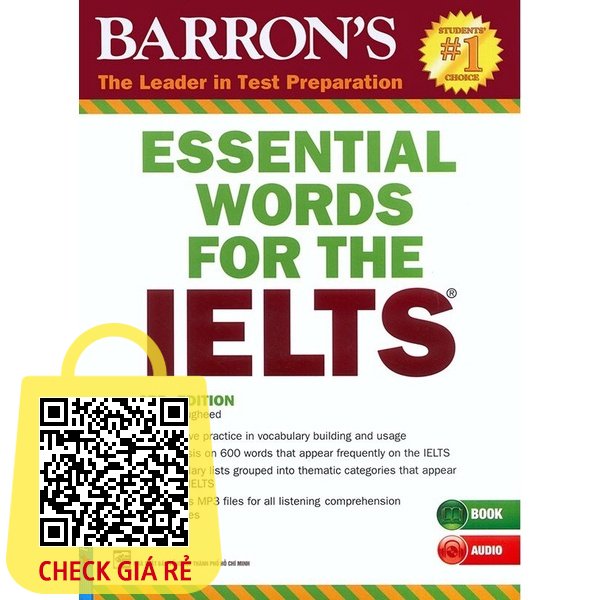 Sách BARRON'S ESSENTIAL WORDS FOR THE IELTS (3RD EDITION) First News