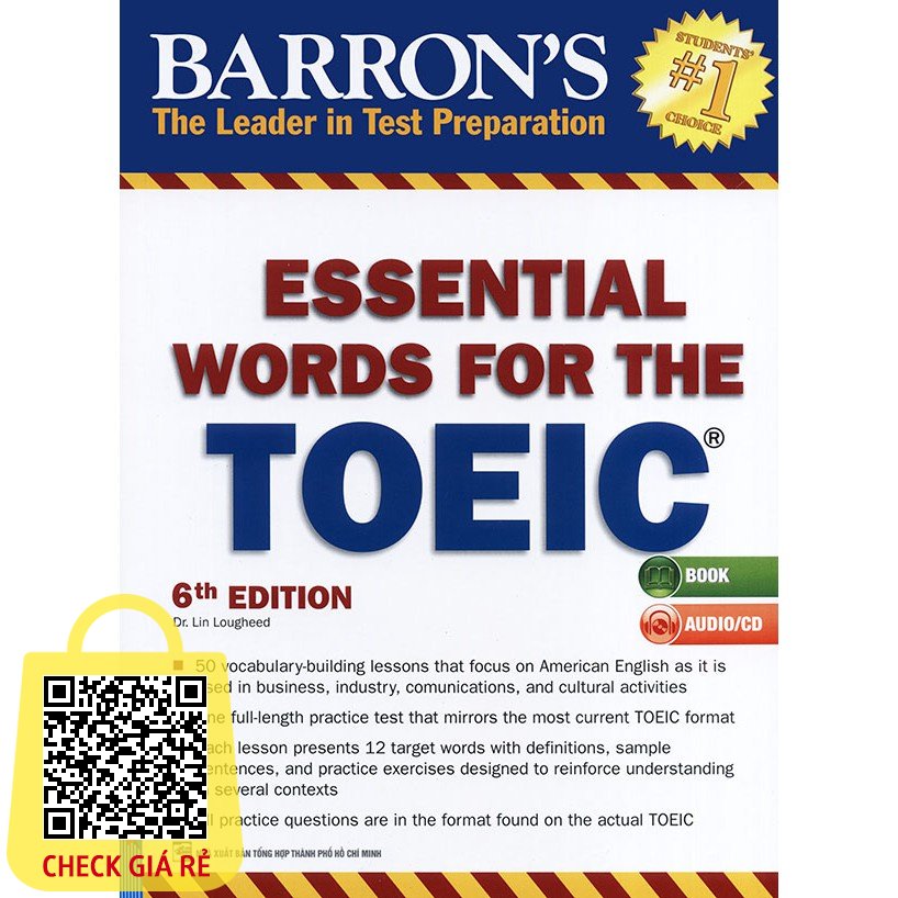 Sách Barron's Essential words for the TOEIC test 6th edition