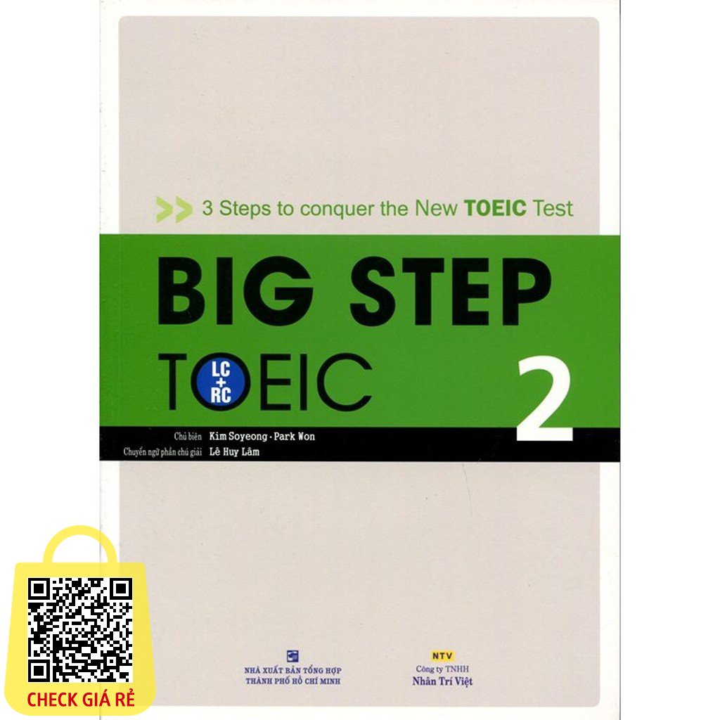 Sách Big Step TOEIC 2 (LC + RC) Kèm CD NTV