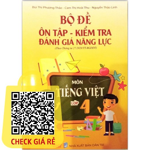 Sách Bộ đề ôn tập kiểm tra đánh giá năng lực môn Tiếng Việt lớp 4