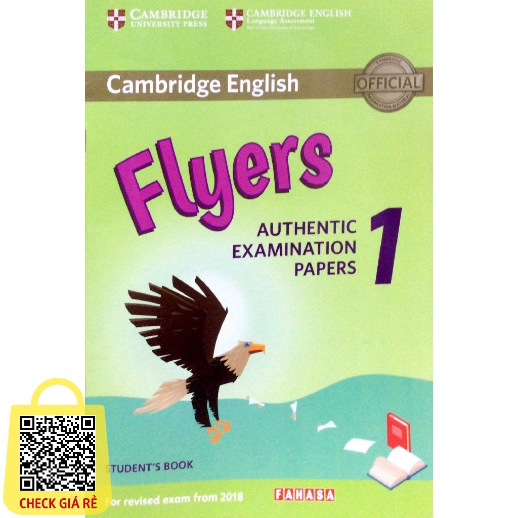 Sach Cambridge English Flyers 1 for Revised Exam from 2018 Student's Book