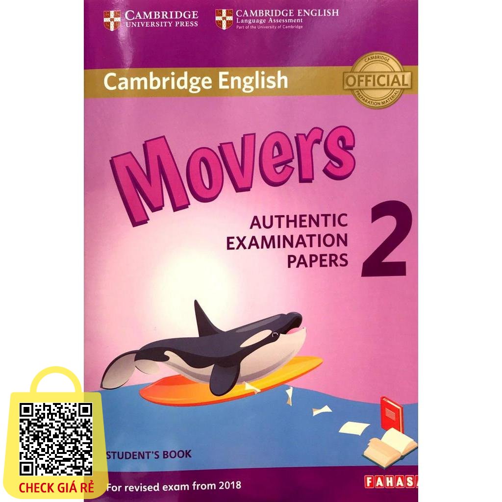 Sách Cambridge English Movers 2 for Revised Exam From 2018 Student's Book