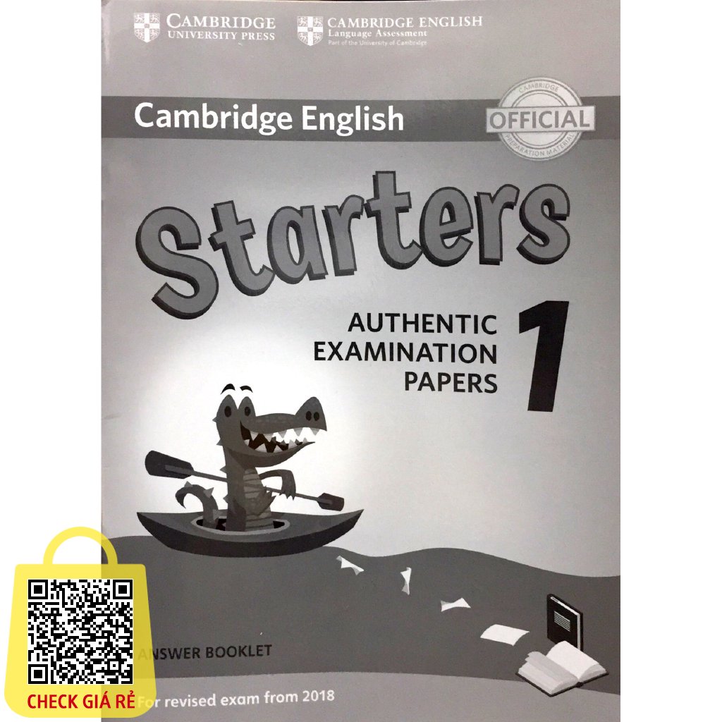 Sách Cambridge English Starters 1 for Revised Exam from 2018 Ans Booklet