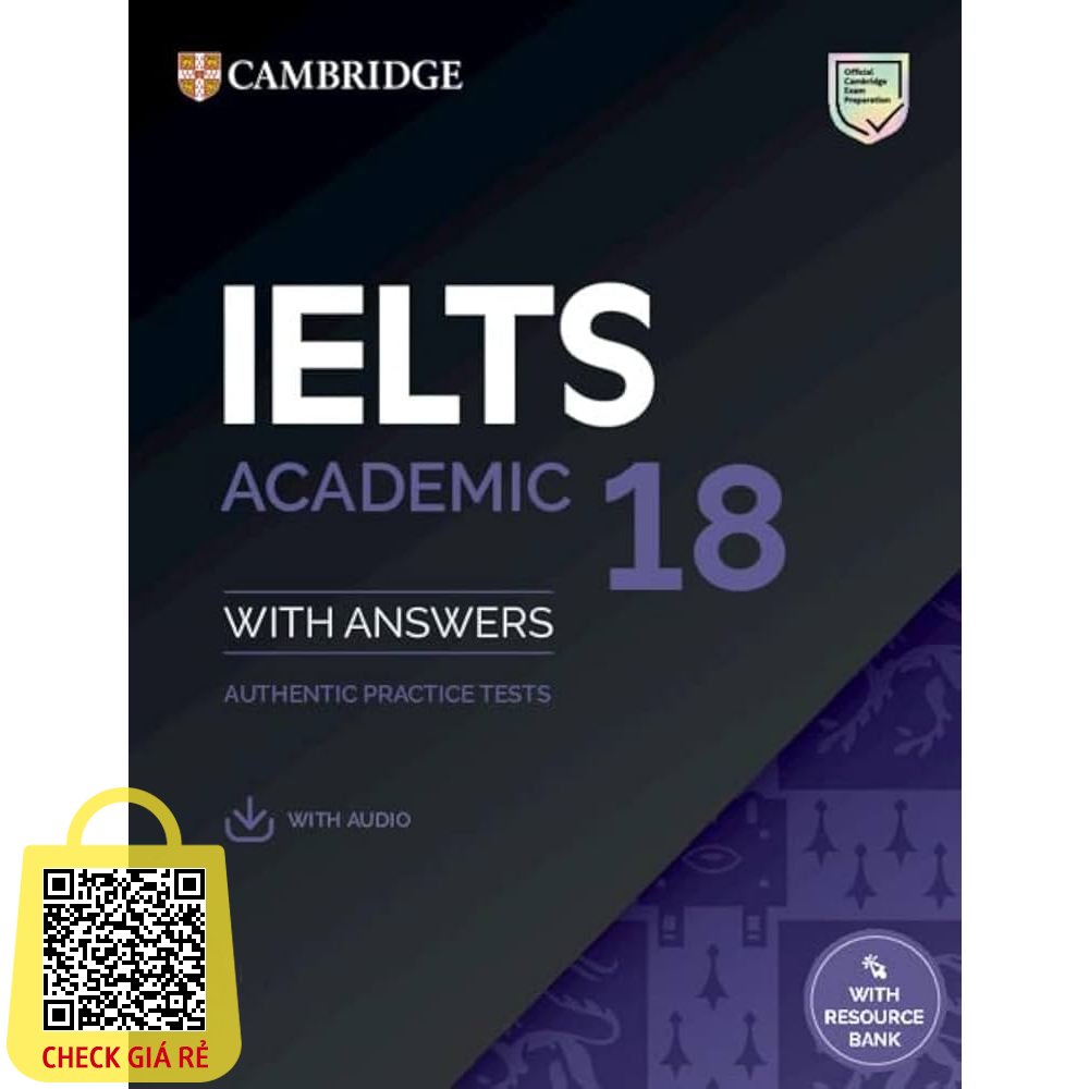 Sách Cambridge IELTS 18 Academic - Tuyển tập đề thi Cambridge IELTS 2023