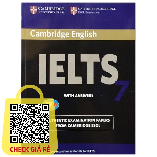 Sách Cambridge IELTS 7 With Answers (Ngôn ngữ Tiếng Anh)