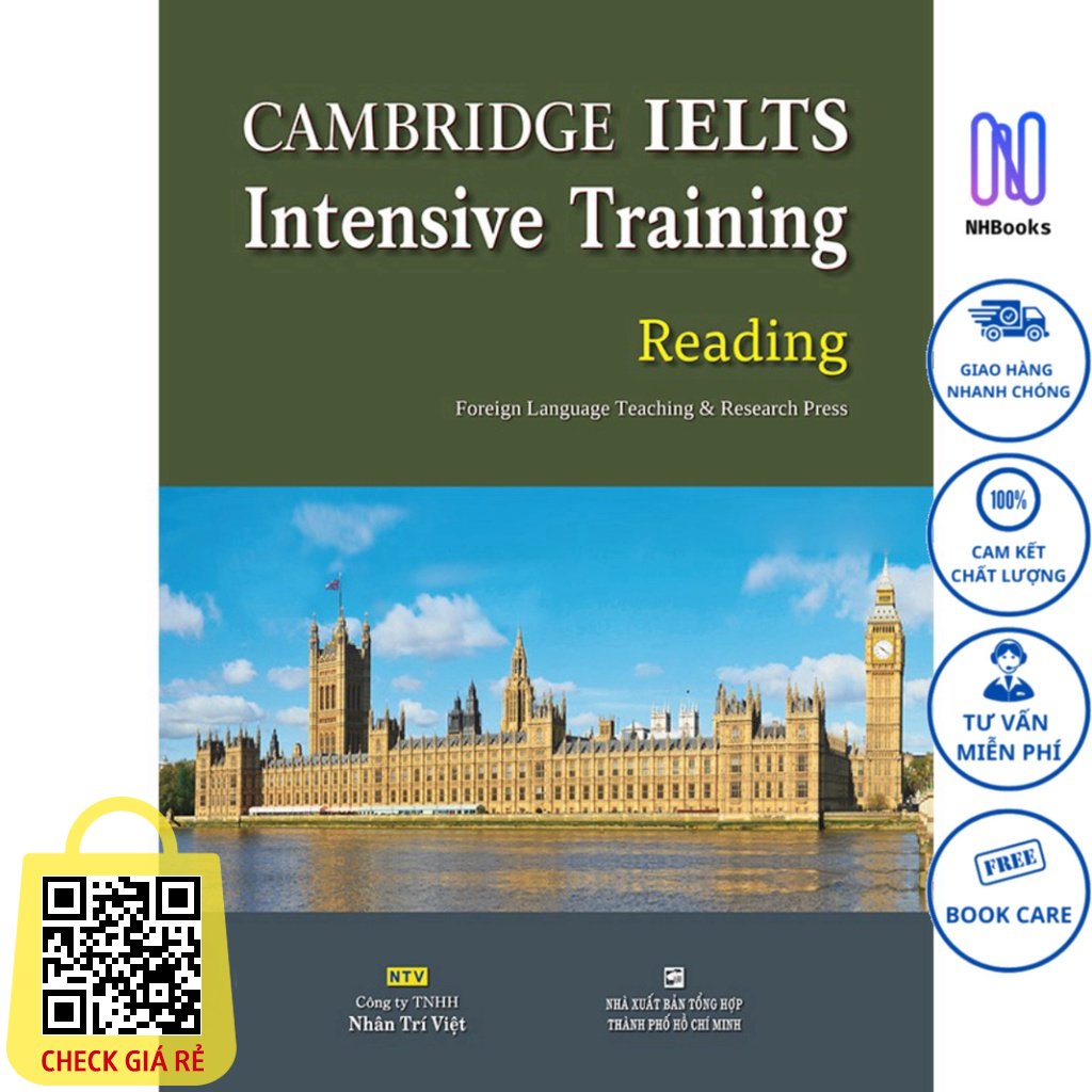 Sách Cambridge ielts intensive training reading NHBOOK
