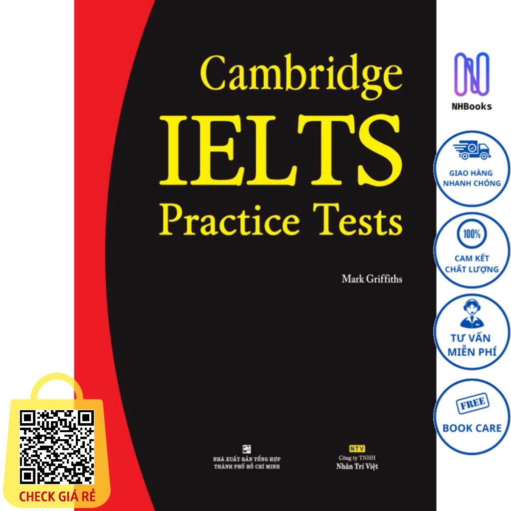 Sách Cambridge IELTS practice tests (kèm CD) NHBOOK