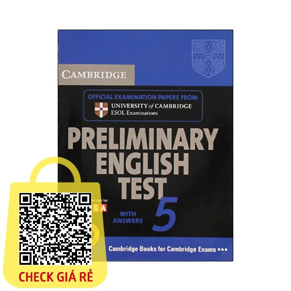 Sách Cambridge Preliminary English Test 5 Student's Book with Answers FAHASA Reprint Edition