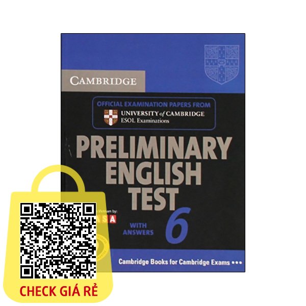 Sách Cambridge Preliminary English Test 6 Student's Book with Answers FAHASA Reprint Edition