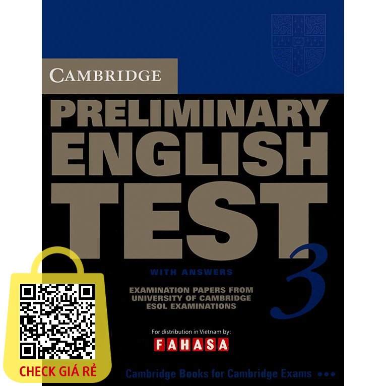Sách Cambridge Preliminary English Test (PET) 3