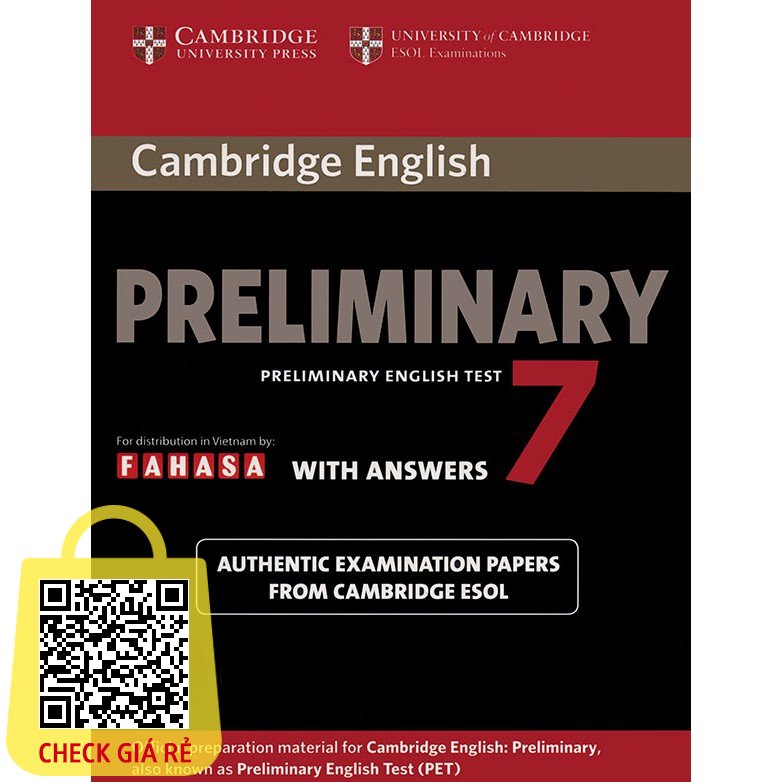 Sách Cambridge Preliminary English Test (PET) 7