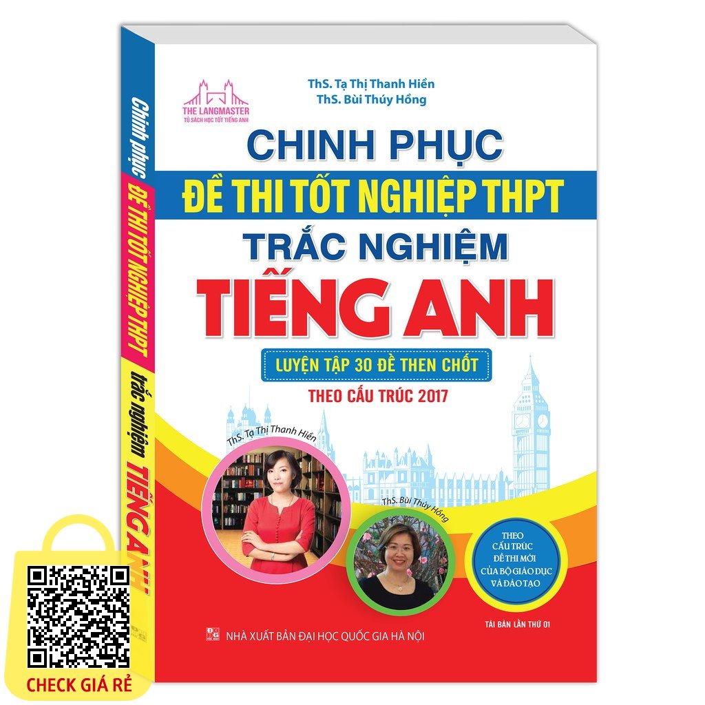 Sách Chinh phục kỳ thi THPT trắc nghiệm môn tiếng Anh ( sách hai màu)