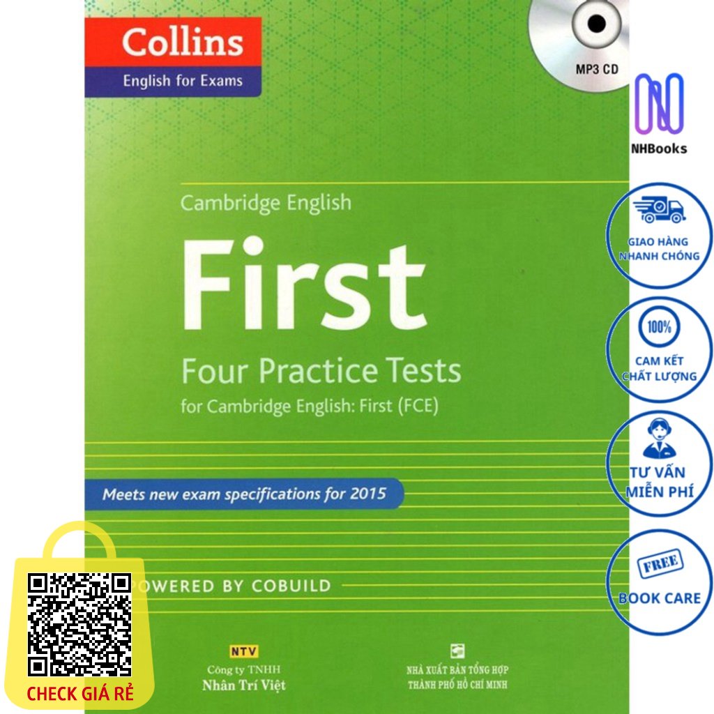 Sach Collins English For Exams Cambridge English First (Kem CD) NHBOOK