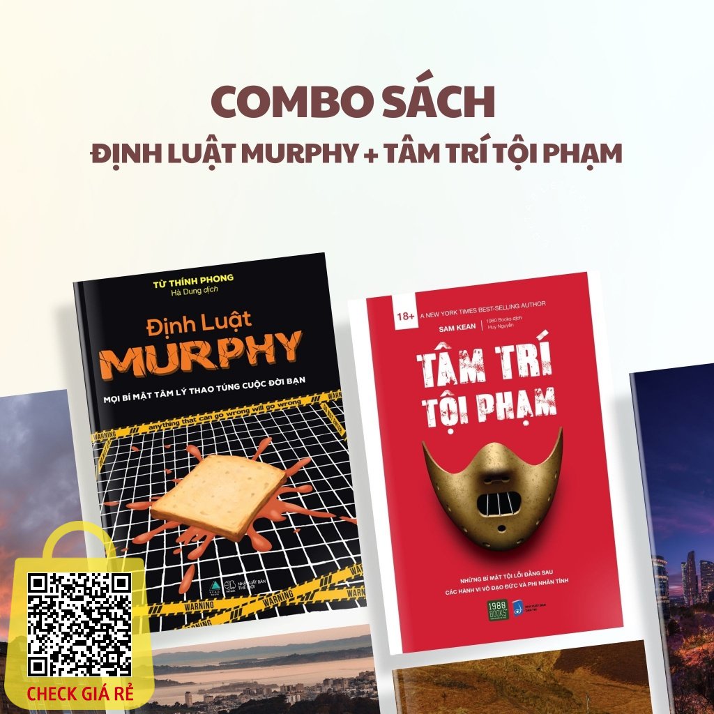 Sách Combo 2 cuốn Định luật Murphy (AZ) + Tâm trí tội phạm
