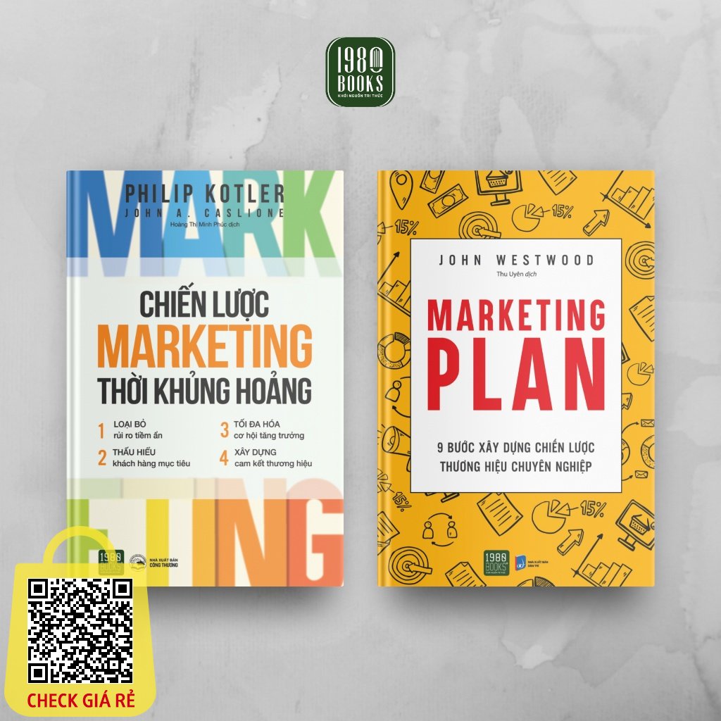 Sách Combo Chiến Lược Marketing Thời Khủng Hoảng + Marketing Plan