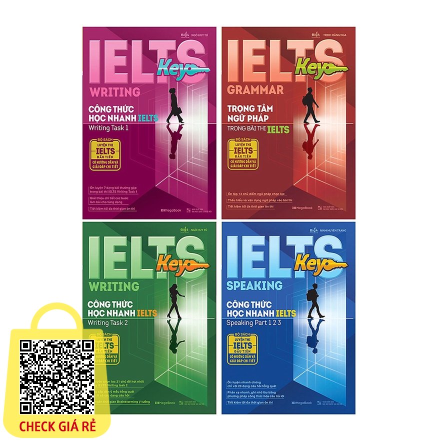 Sách Combo IELTS Key Công Thức Học Nhanh IELTS (Bộ Sách Luyện Thi IELTS Đầu Tiên Có Hướng Dẫn Và Giải Đáp Chi Tiết)
