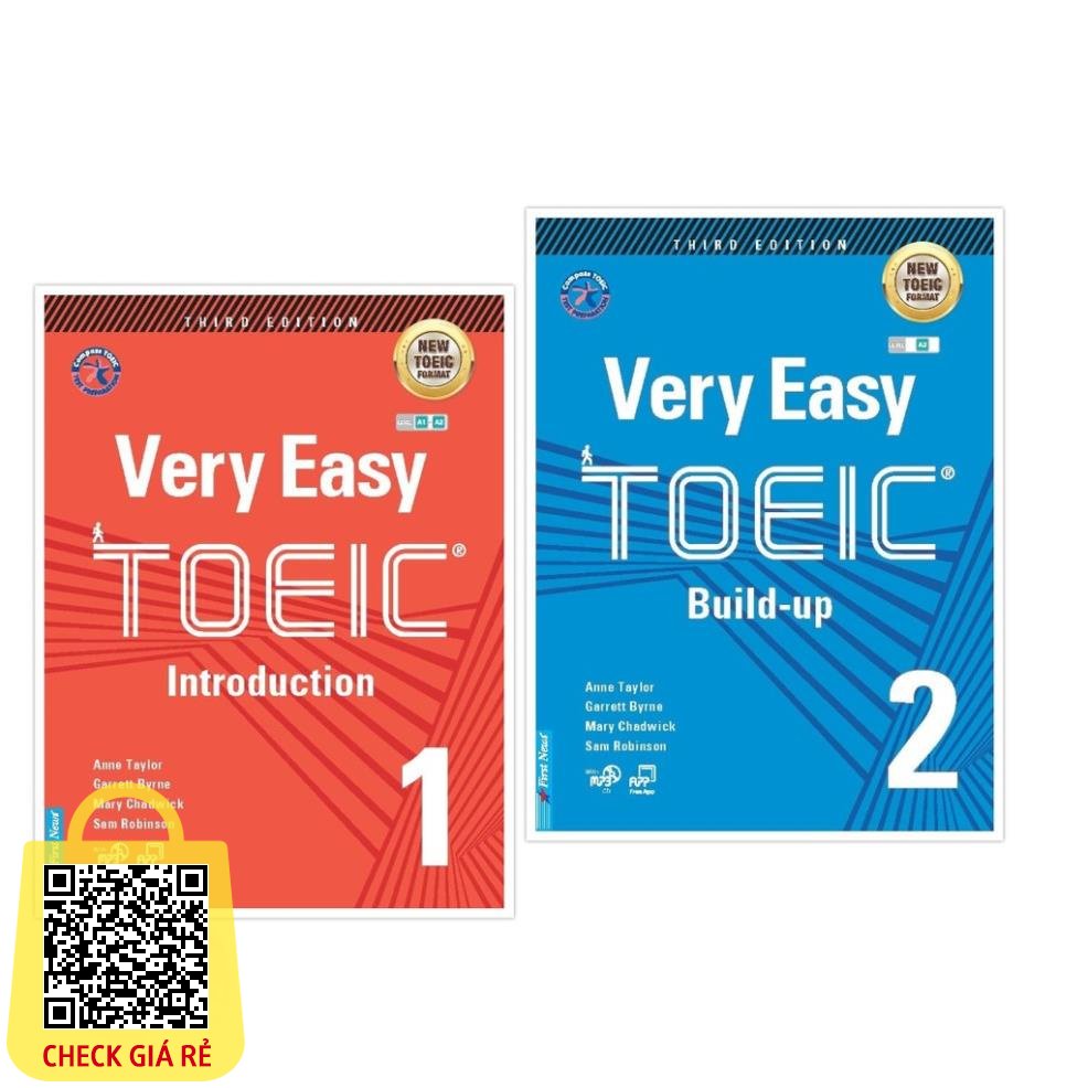 Sach Combo Very Easy Toeic 1 + Very Easy Toeic 2 First News BAN QUYEN