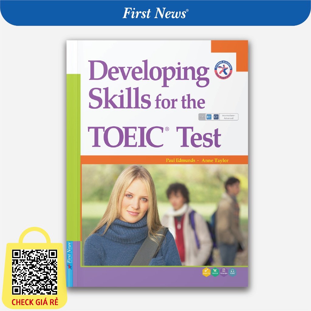 Sách Developing Skills For The TOEIC Test (Kèm Mã Nghe Qr Code) First News