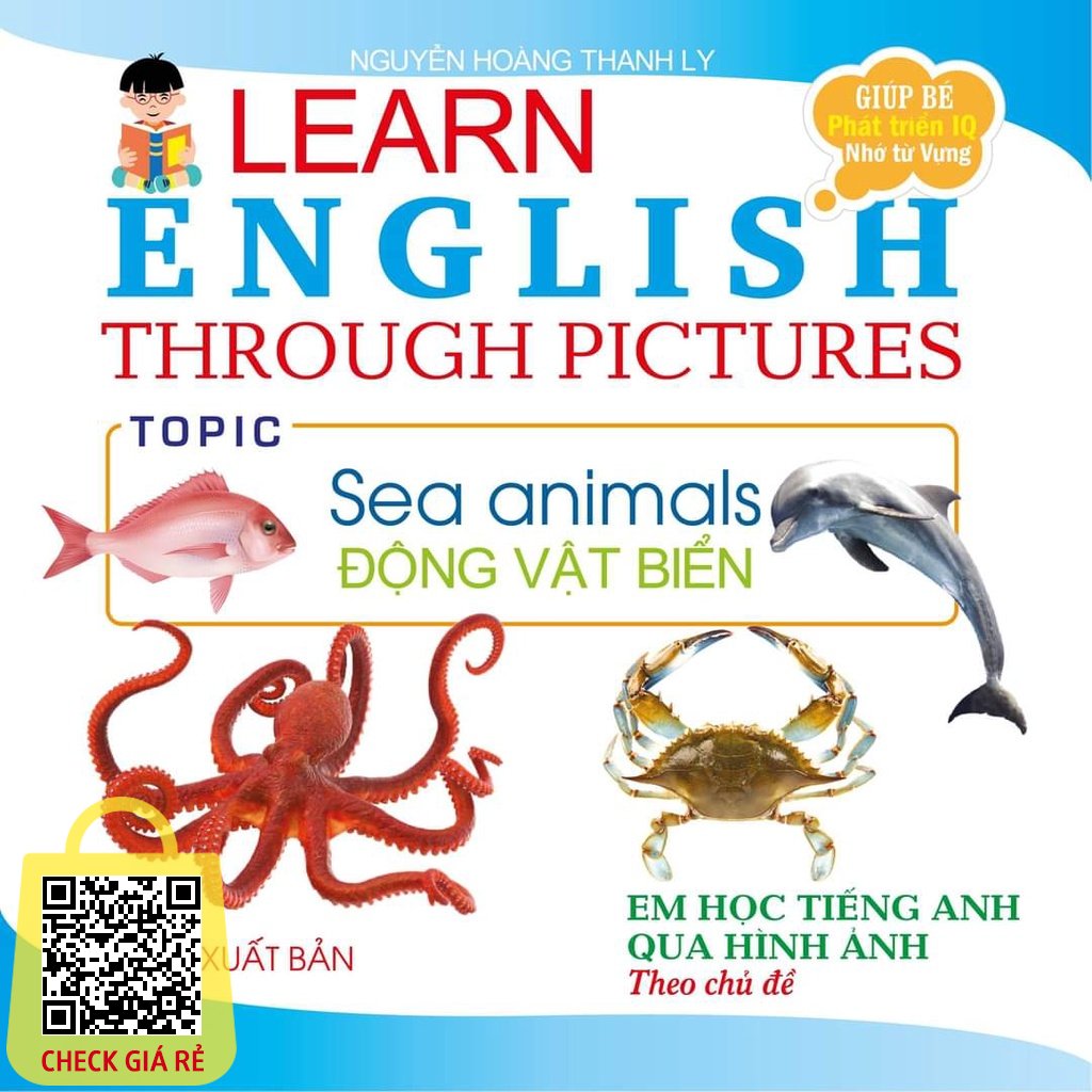 SÁCH - Em Học Tiếng Anh Qua Hình Ảnh - Động vật biển