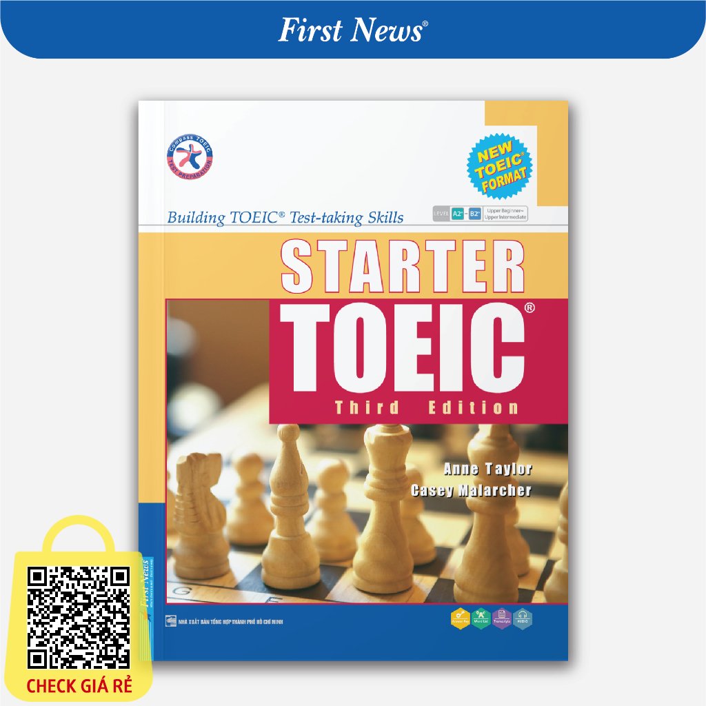 Sách First News Starter TOEIC Third Edition (Kèm QR Code)