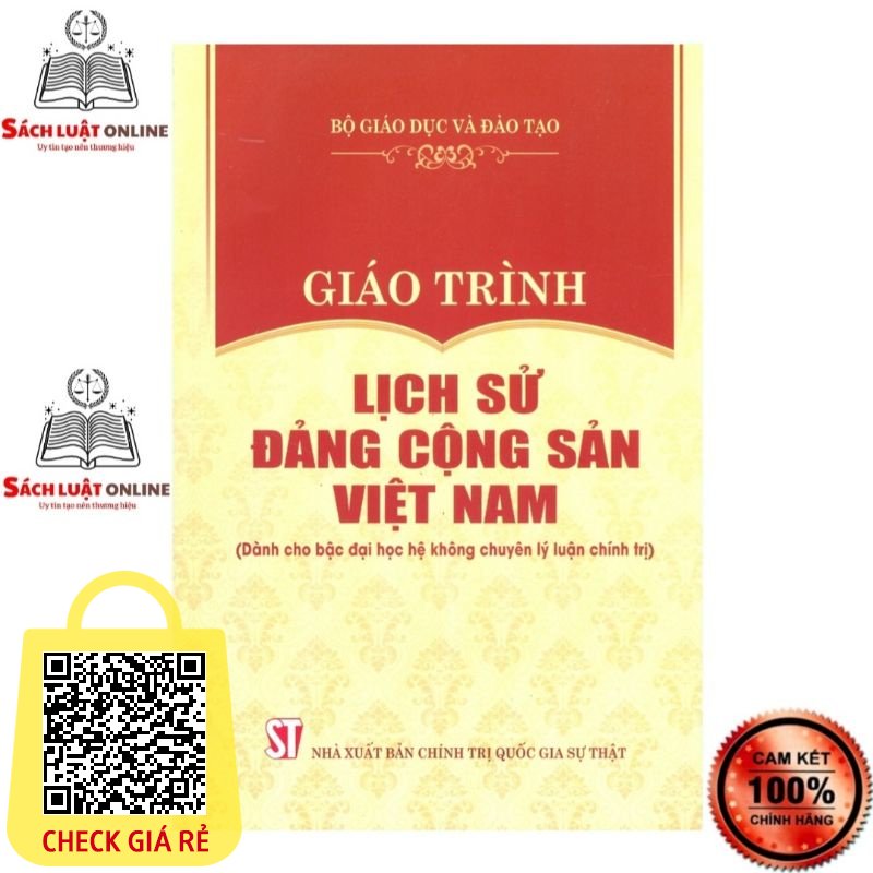 Sách Giáo trình Lịch sử Đảng Cộng sản Việt Nam (Dành cho bậc Đại học hệ không chuyên Lý luận chính trị)