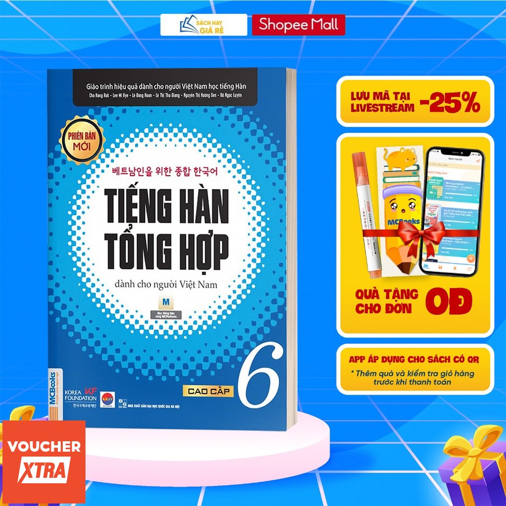 Sach Giao Trinh Tieng Han Tong Hop Cao Cap 6 – Ban Den Trang