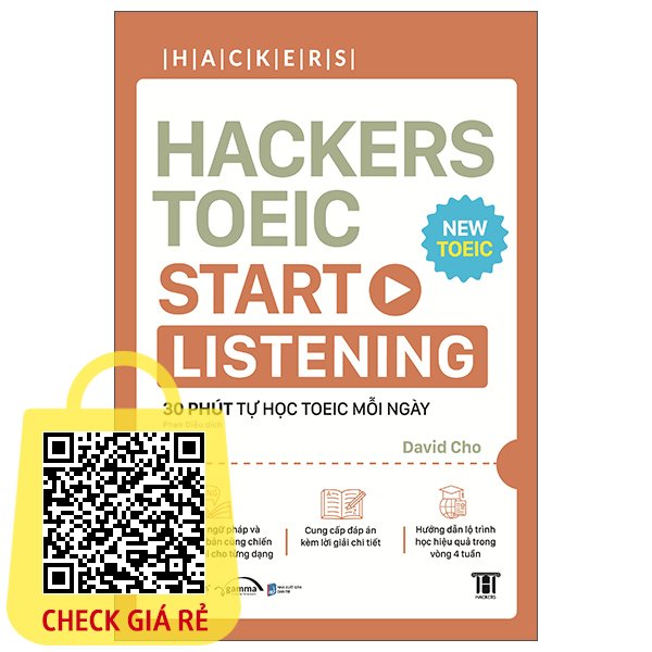 Sách Hackers Toeic Start Listening 279k 30 Phút Tự Học Toeic Mỗi Ngày