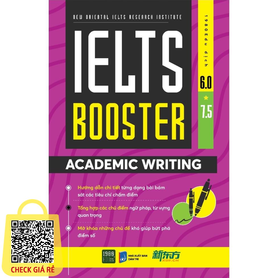 Sách Ielts Booster Academic Writing New Oriental IELTs Research Institute 1980 Books