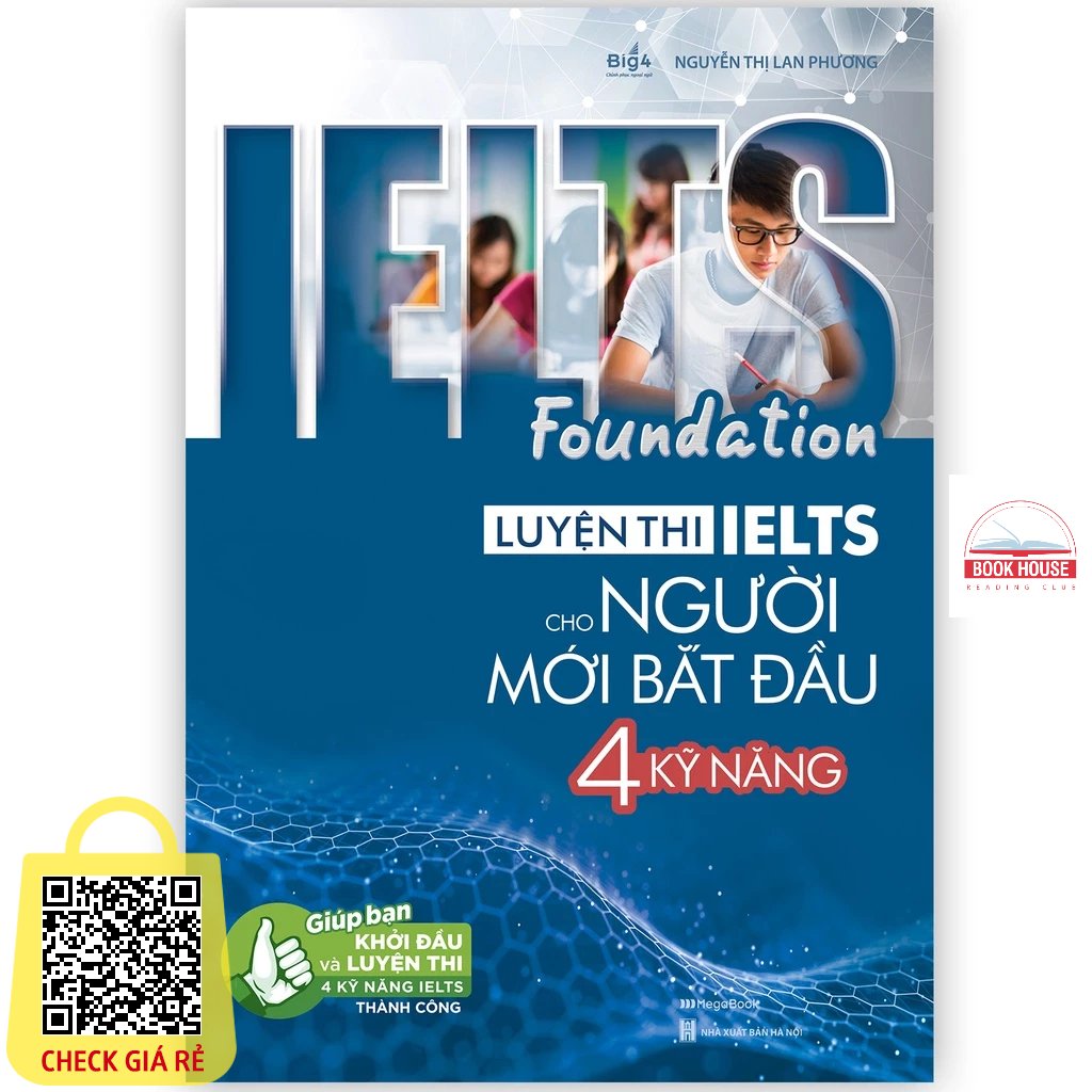 Sach IELTS Foundation Luyen thi IELTS cho nguoi moi bat dau 4 ky nang mega