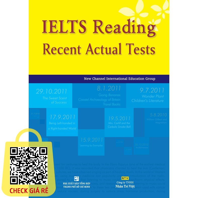 Sách IELTS Reading Recent Actual Tests