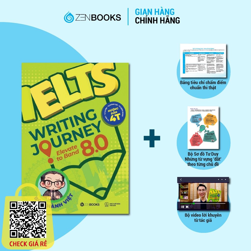 Sách IELTS Writing Journey Elevate To Band 8.0