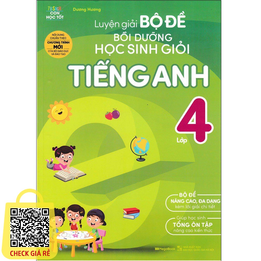 Sách Megabook Luyện giải bộ đề bồi dưỡng học sinh giỏi Tiếng Anh lớp 4