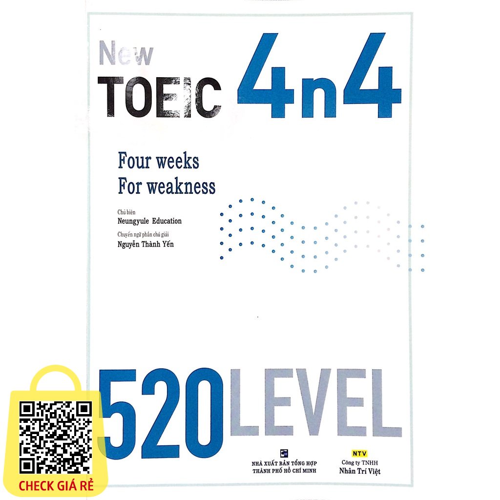 Sách New TOEIC 4n4 520 Level (Kèm CD)