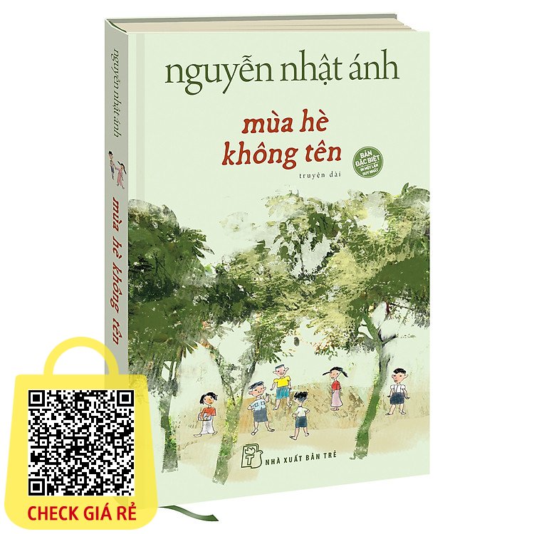Sách NXB Trẻ Mùa Hè Không Tên (Nguyễn Nhật Ánh) Tặng Kèm Bookmark -Tranh Màu Tặng thêm Lót Ly Cho Bản Bìa Cứng