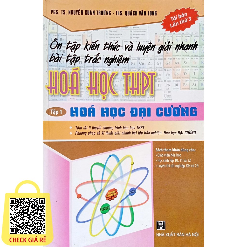 Sách Ôn tập kiến thức và luyện giải nhanh bài tập trắc nghiệm Hóa học THPT Tập 1 Hóa học đại cương