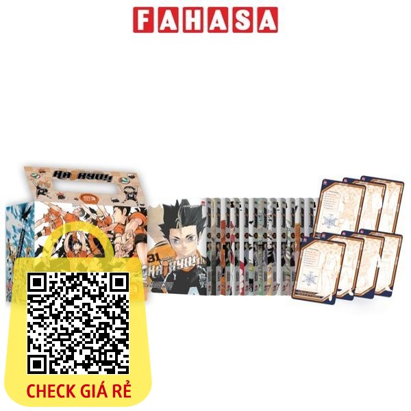 Sách Premium Boxset Haikyu!! 3 - Tập: 31 - 45 (Bộ 15 Cuốn) - Tặng Kèm 7 PVC Card