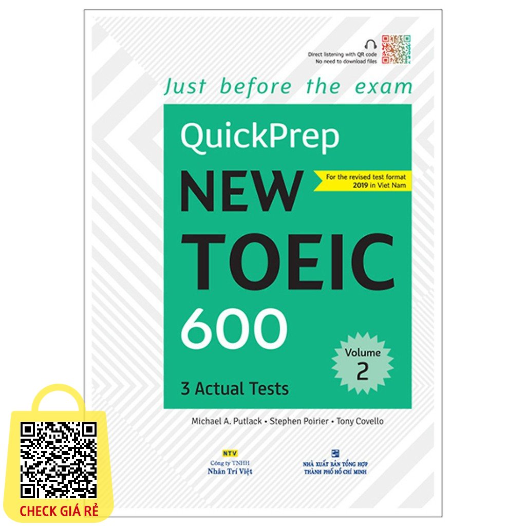 Sách Quickprep New Toeic 600 Volume 2 (Kèm 1 Đĩa Mp3) NTV