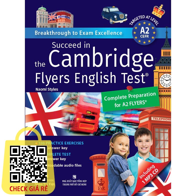 Sách Succeed In The Cambridge Flyers English Test (Kèm 1 Đĩa MP3) NTV