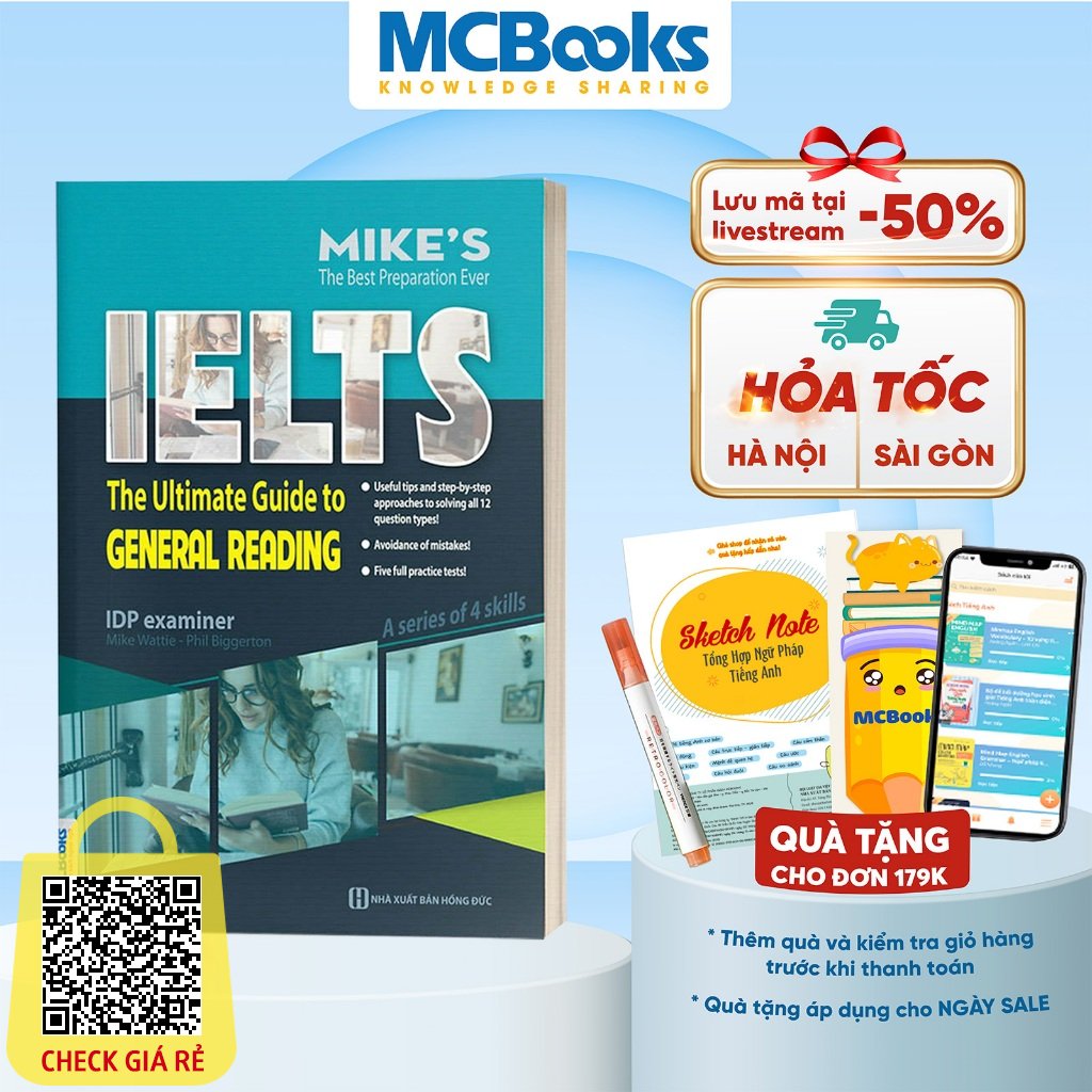Sach The Ultimate Guide To General Reading - Danh Cho Nguoi Luyen Thi Ielts - Hoc Kem App Online